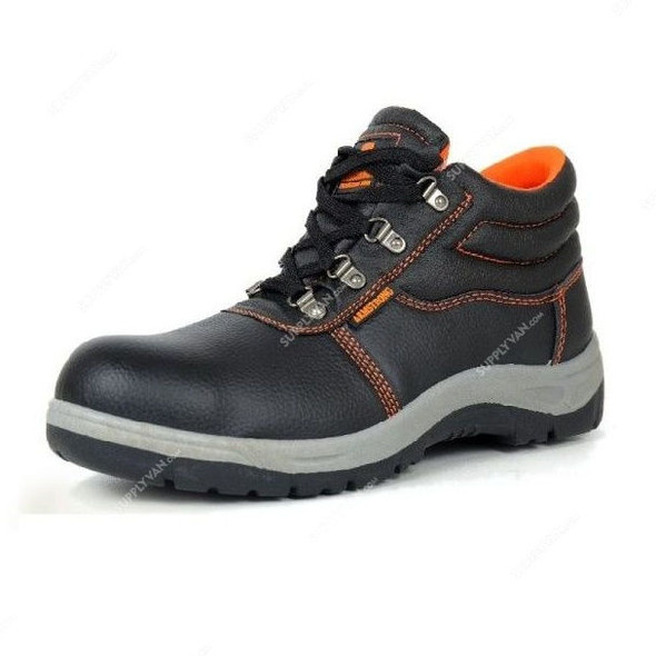 Armstrong Steel Toe Safety Shoes, RKP, Size43, Black, High Ankle