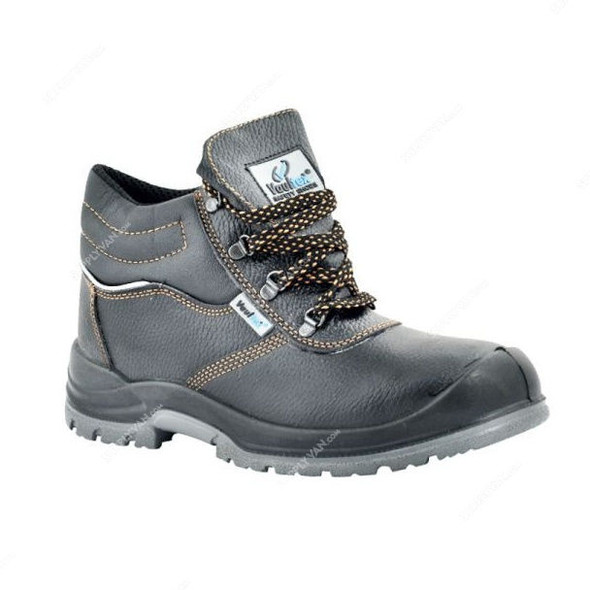 Vaultex Steel Toe Safety Shoes, SGK, Size43, Black, High Ankle