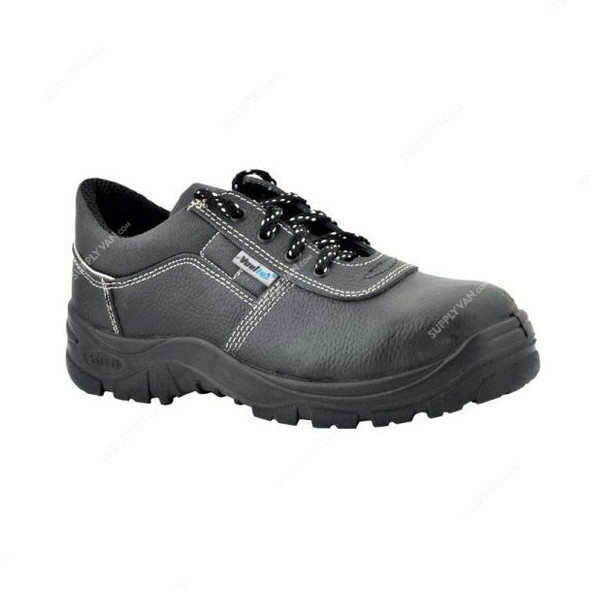 Vaultex Steel Toe Safety Shoes, SGE, Size38, Black, High Ankle
