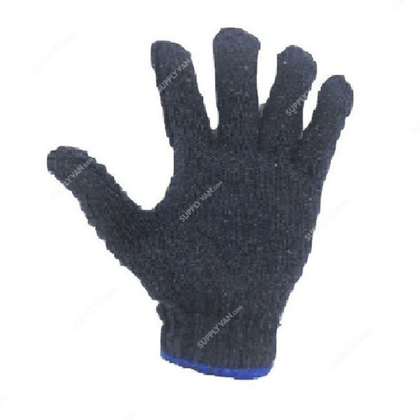 Knitted Gloves, MGP, Free Size, Blue, PK12