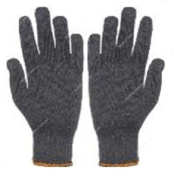 Knitted Gloves, G70, Free Size, Grey, PK12