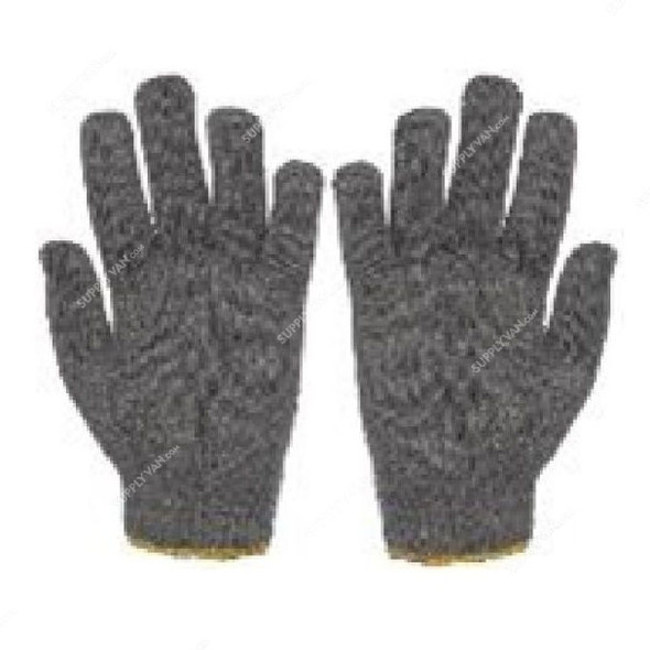 Knitted Gloves, G46, Free Size, Grey, PK12