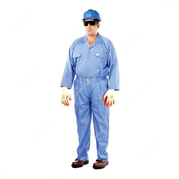 Vaultex Coverall, 1PV, 190GSM, S, Petrol Blue