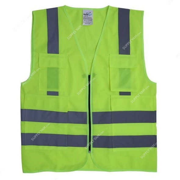 Vaultex Reflective Vest, NKO, 120GSM, 3XL, Yellow