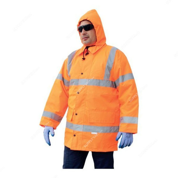Vaultex Winter Jacket, JGO, XL, Orange