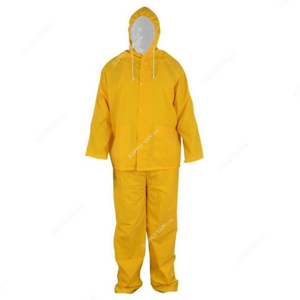 Workland Rain Suit, LRK, 2XL, Yellow