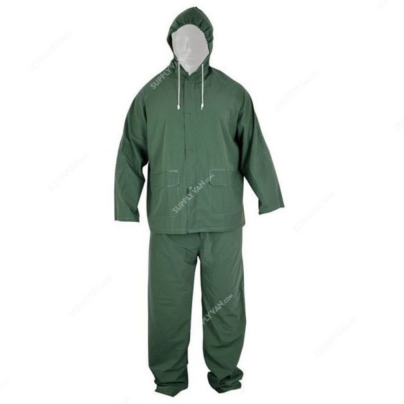 Workland Rain Suit, EJM, XL, Green