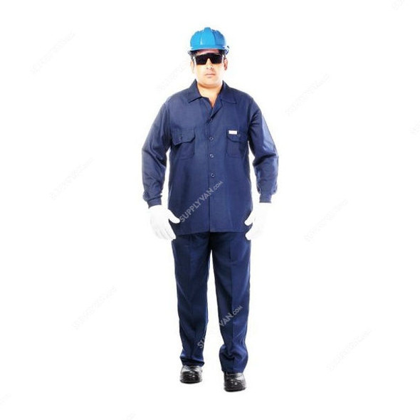 Workland Pant and Shirt, 2NWL, 135GSM, S, Navy Blue