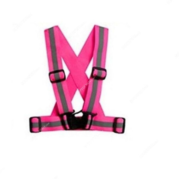 Vaultex Adjustable Cross Belt Safety Vest, ADV, Pink
