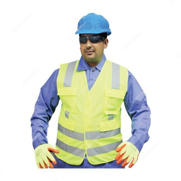 Vaultex Reflective Vest, CKT, 150GSM, M, Yellow