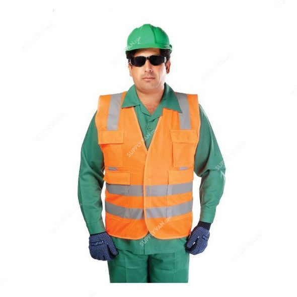 Vaultex Reflective Vest, NLM, 145GSM, S, Orange