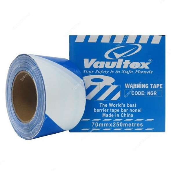 Vaultex Warning Tape, NGR, 70MMx250 Mtrs