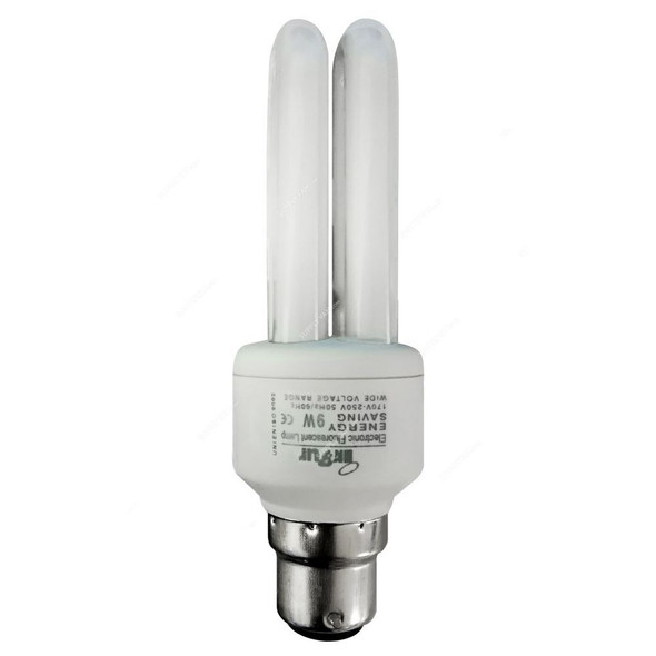 Inbur Energy Saving Bulb, DSK-IBR-9W, 9W, 2U, White