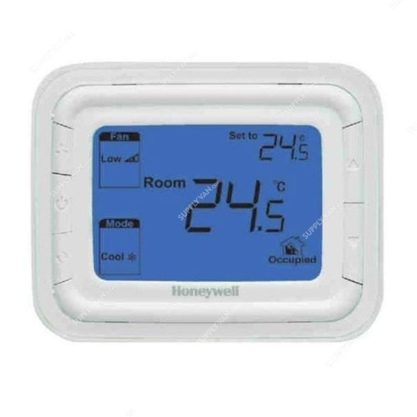 Honeywell Thermostat, T6861H2WB-M, 230VAC, Blue Backlight