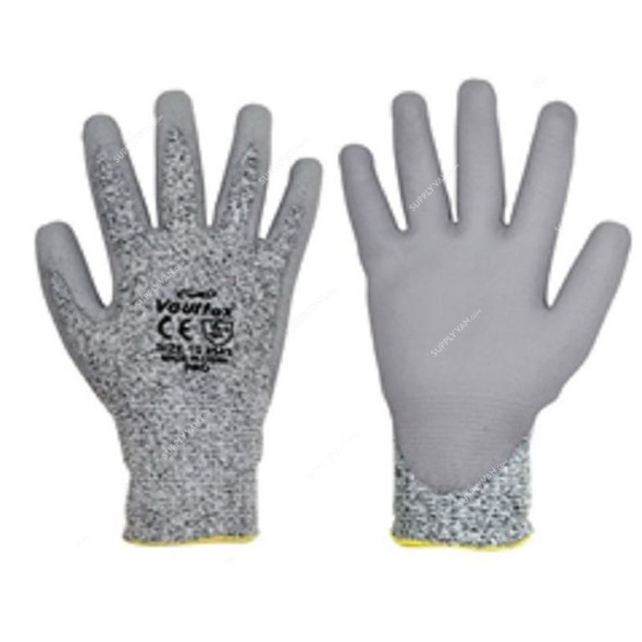 Vaultex Anti-Cut Gloves, PRO, Polyurethane, Size10, PK12