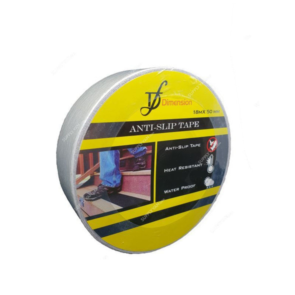 Dimension Anti-Slip Tape, 811-60-5018-TR, 50MM x 18 Mtr, Transparent 