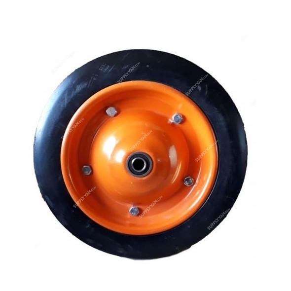 Apex Japanese Wheelbarrow Tire, 13 x 3 Inch, Solid Rubber