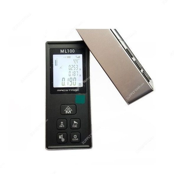 Macstroc Laser Distance Meter, ML-100, 0.03-100 Mtrs