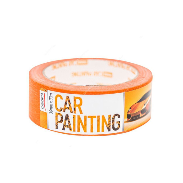 Beorol Car Painter's Masking Tape, AK36, Rubber Adhesive, 36MM x 33 Mtrs