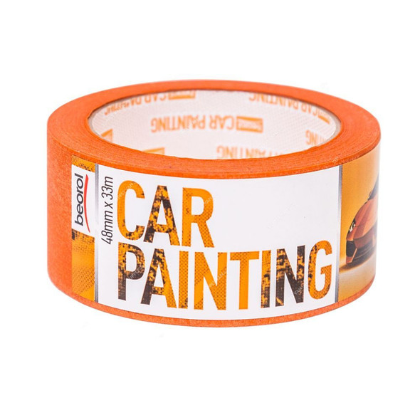 Beorol Car Painter's Masking Tape, AK48, Rubber Adhesive, 48MM x 33 Mtrs