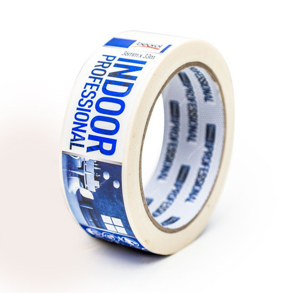 Beorol Universal Masking Tape, BK36, Rubber Adhesive, 36MM x 33 Mtrs