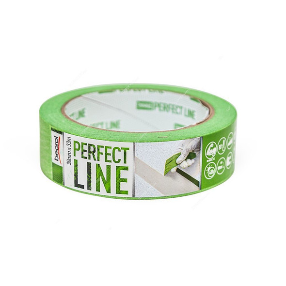 Beorol Masking Tape, PLK30, Rubber Adhesive, 30MM x 33 Mtrs