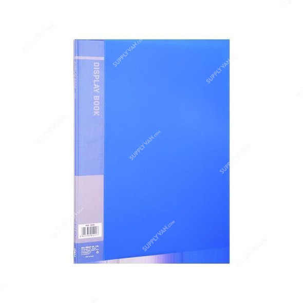 Deli Display File, E5001, 10 Pockets, Blue