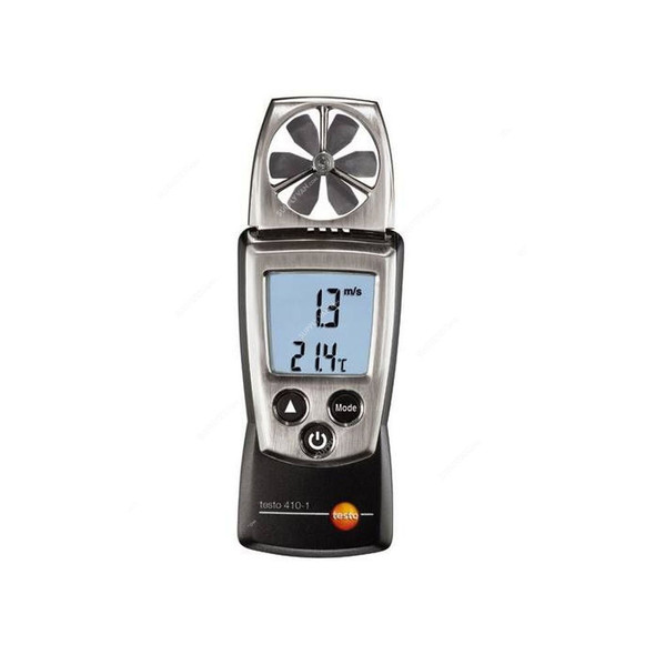 Testo Anemometer, 410-1, 0.4 to 20 Mtrs/sec