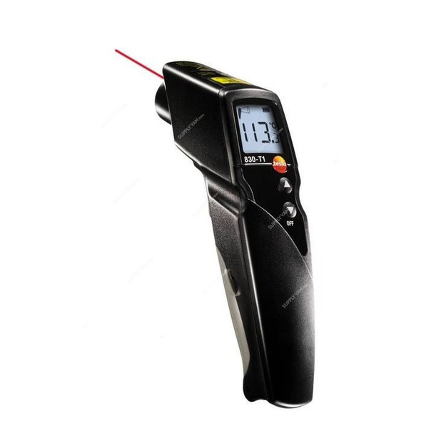 Testo Infrared Thermometer, 830-T1, -30 to 400 Deg.C