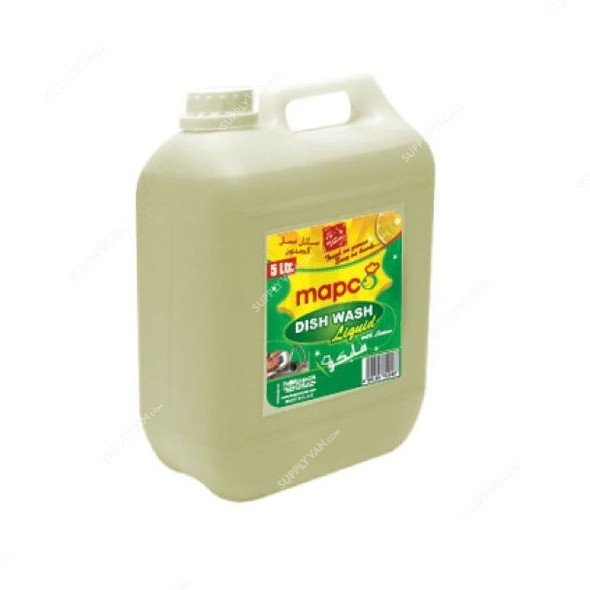 Hotpack Dishwash Liquid Cleaner, DWL1, 5 Liters, PK4