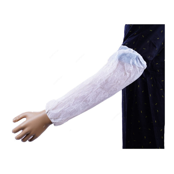 Hotpack Plastic Hand Sleeve, Pos, White, 2000 Pcs/Carton
