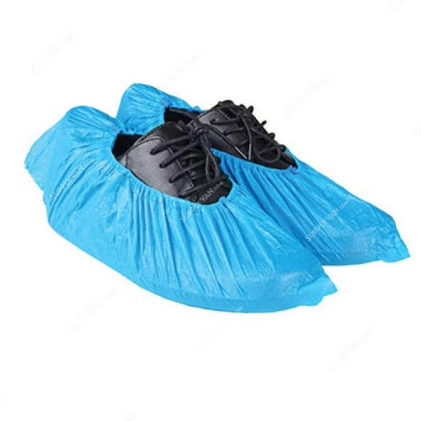 Hotpack Plastic Shoe Cover, Sc4000, Blue, 4000 Pcs/Carton