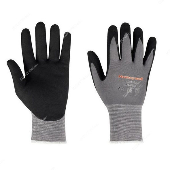 Honeywell Gloves, NFC, Polytril Flex, Size10, Grey, PK20