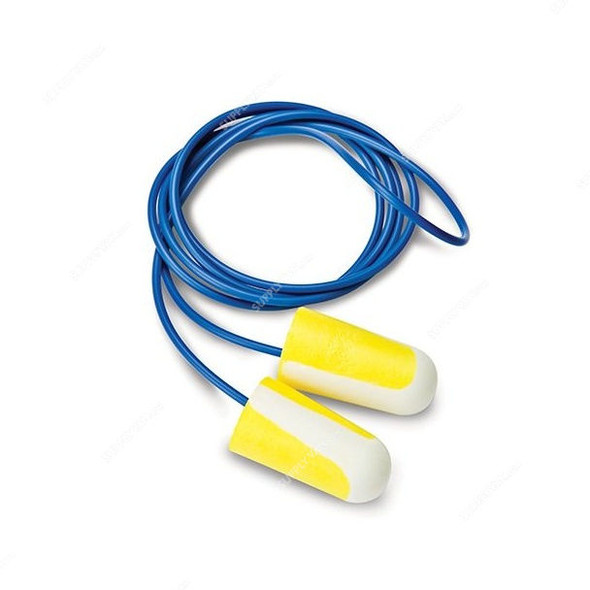 Honeywell Disposable Earplug, USD, BILSOM 304L, Yellow and White