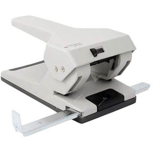 Kangaro Paper Punch Machine, DP-900, Metal, 65 Sheets, White