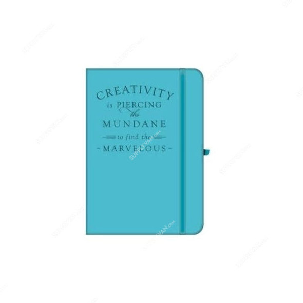 Navneet HQ Journal Casebound Notebook, NAV85809, A5, 96 Sheets, Blue