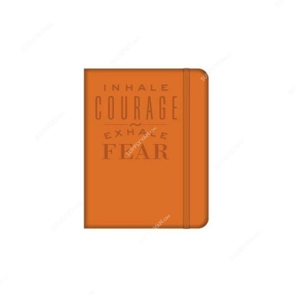 Navneet HQ Journal Casebound Notebook, NAV85812, A6, 96 Sheets, Orange
