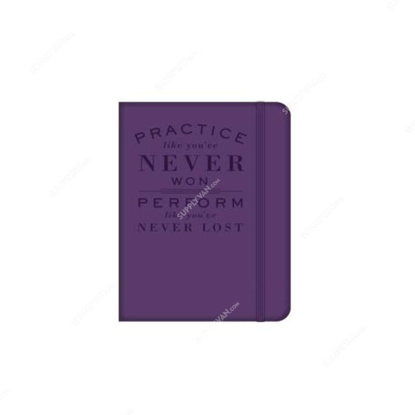 Navneet HQ Journal Casebound Notebook, NAV85810, A6, 96 Sheets, Purple