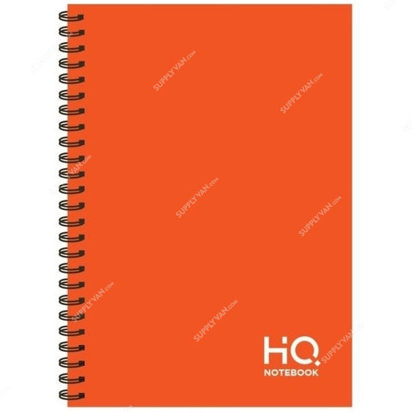 Navneet Case Wiro Notebook, NAV85819, A4, 80 Sheets, Orange