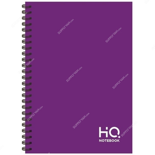Navneet Case Wiro Notebook, NAV85510, A4, 80 Sheets, Purple