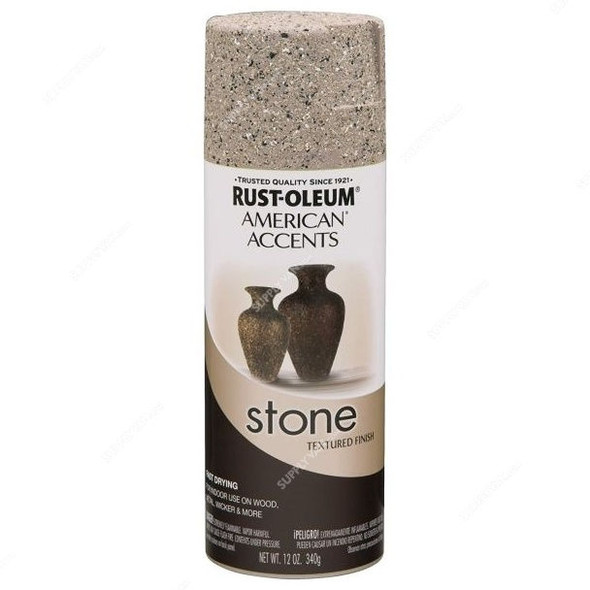 Rust-Oleum Stone Spray Paint, 7995830, AMERICAN ACCENTS, 340G, Pebble