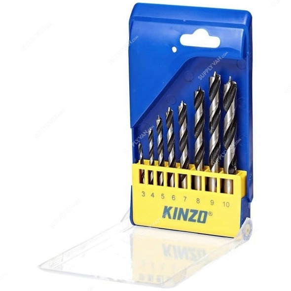 Kinzo Wood Drill Bit Set, 72057, 8PCS