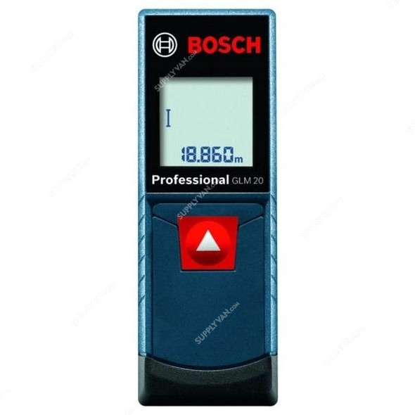 Bosch Laser Distance Meter, 0601072EG0, GLM 20 Professional, 20 Mtrs, Blue