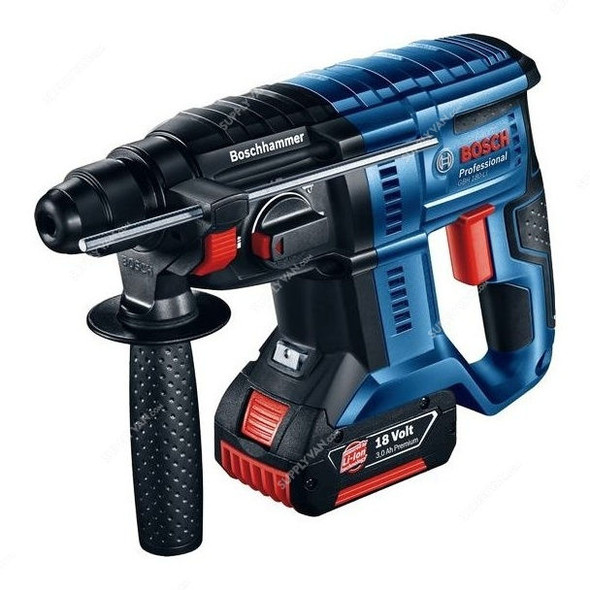 Bosch Rotary Hammer With SDS plus, 06119110L2, GBH 180-LI, 1800RPM, Blue