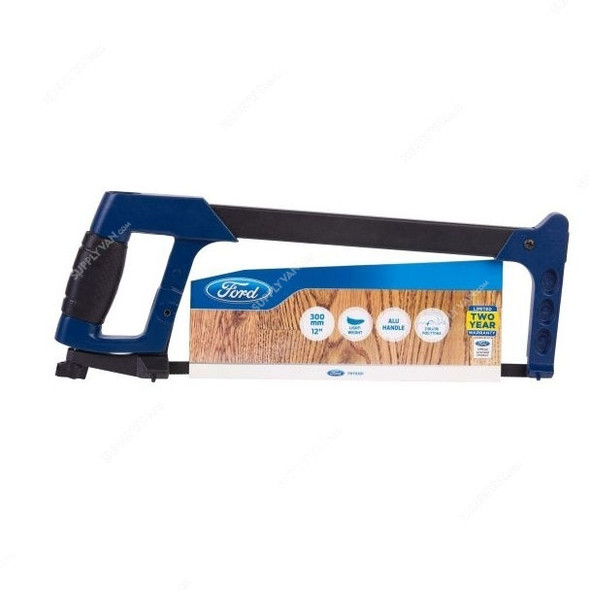 Ford Dual Angle Hack Saw, FHT0301, 12 Inch, Black and Blue