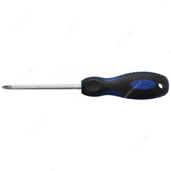Ford Screwdriver With Cross Magnetic Tip, FHT-C-0023, PH0 Tip Size x 75MM Length
