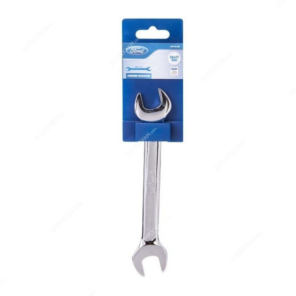 Ford Double Open Spanner, FHT-EI-031, 16 X 17MM, Silver