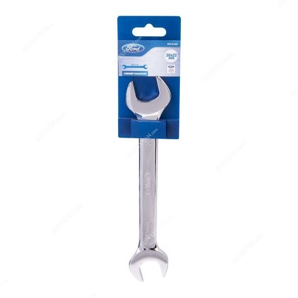 Ford Double Open Spanner, FHT-EI-033, 20 X 22MM, Silver