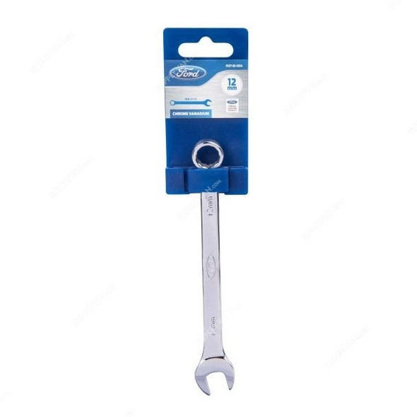 Ford Combination Spanner, FHT-EI-054, 12MM, Silver