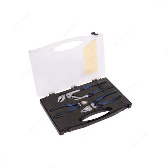 Ford Plier Set, FHT-J-054, Black and Blue, Black and Silver, 3PCS